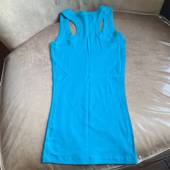Guess Women's Vibrant Blue Tank Top - Picture 4 of 4